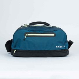 Bolsa de natación tipo duffle bag de 27 L azul con negro