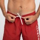 Bermudas 100 Hombre Rojo