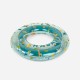 Salvavidas inflable para niños para uso en alberca - Transparente - Estampado Sabana 65 cm 6-9 Años