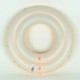 Salvavidas inflable para niños - Uso en alberca - Beige - Estampado sabana 3-6 años 51 cm