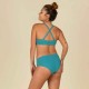 Parte Superior De traje Natación Lila Symi Mujer Azul Verde