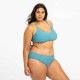 Parte Superior De traje Natación Lila Symi Mujer Azul Verde