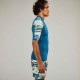 Playera Anti-UV Surf 500 Hombre Palmeral Manga Corta