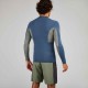 Playera Anti-UV 500 Hombre Gris Caqui Manga Larga