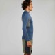 Playera Anti-UV 500 Hombre Gris Caqui Manga Larga