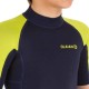 Neopreno Surf Corto Niño Olaian 100 Azul Amarillo 1.5 mm.