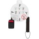 Leash Surf Negro 7' (210 cm) Diámetro 7 mm