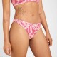 Panty de bikini de surf estilo tanga rosa texturizado para mujer Lulu Palmer