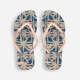 Sandalias azules y rosa para mujer 120 Lino