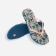 Sandalias azules y rosa para mujer 120 Lino