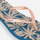 Sandalias azules y rosa para mujer 120 Lino