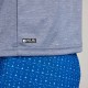 Playera de surf anti-UV de manga corta gris con estampado para hombre SS23