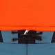 Playera Surf 100 Hombre Naranja Fluorescente Anti-UV Manga Corta