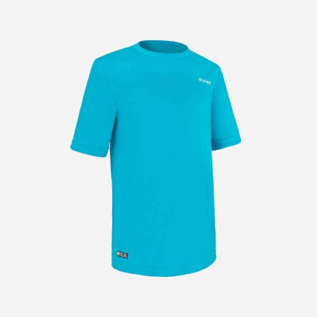 Playera Solar Anti-UV Niños Azul Cielo