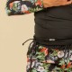 Playera de surf anti-UV de manga larga para mujer 500 Parrot