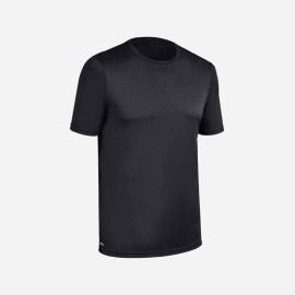 Playera de surf con protección solar/top anti-UV de manga corta negra