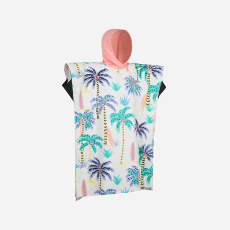 Poncho de surf de 135 a 160 cm para niños 550 Spot