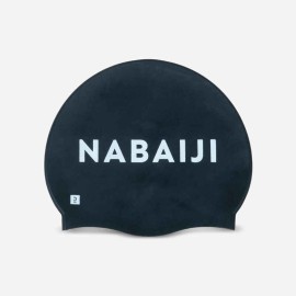 Gorra de natación de silicón negro 500