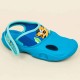 Zuecos para alberca azules con tigre para niños Clog 500