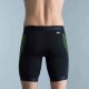 Traje de Natación Tipo Jammer - Fiti - Negro Amarillo Verde
