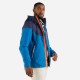 Chamarra Vela Sailing 100 Adulto Azul Claro y Azul Marino DDY Impermeable Rompevientos