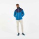 Chamarra Vela Sailing 100 Adulto Azul Claro y Azul Marino DDY Impermeable Rompevientos