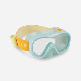 Máscara Buceo Confort Menta Pastel para niños