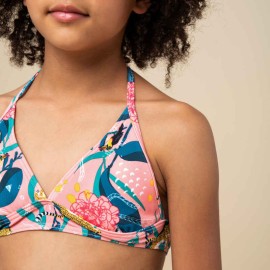 Top Bikini 100 Niña Rosa Fular