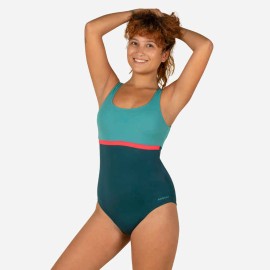 Traje de baño de natación azul petróleo para mujer Heva Li