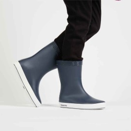 Botas impermeables azul marino para niños 100