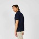 Polo marino de manga corta azul marino para hombre Sailing 100