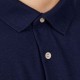 Polo marino de manga corta azul marino para hombre Sailing 100