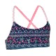 Top Bikini Natación Basic Lila Luna Niña Azul 2 Piezas