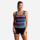 Traje de baño de natación tipo short negro para mujer Heva Mexi
