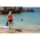 Kit Snorkel Máscara Easybreath 500 + Aletas Adulto Azul