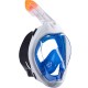 Kit Snorkel Máscara Easybreath 500 + Aletas Adulto Azul
