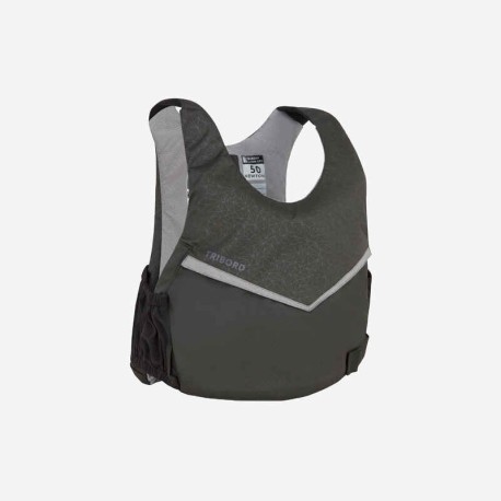 Chaleco Ayuda Flotación Vela BA Dinghy 500 Negro 50 Newtons