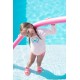 Popote Flotador Alberca Rosa Espuma 118 cm