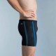 Traje de baño bóxer largo negro/gris/azul YOKO