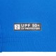 PLAYERA Solar Anti-UV Surf Niños Azul Estampado Manga Larga