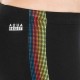 Jammer de natación negro con amarillo fluorescente para niño Fitib