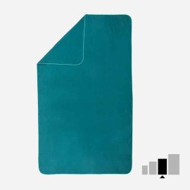 Toalla de natación de microfibra talla G de 80 x 130 cm verde