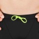 Jammer de natación negro con amarillo fluorescente para niño Fitib