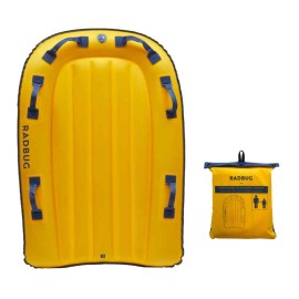 Bodyboard Inflable para 2 - Niño Adulto - Amarillo