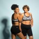 Parte inferior de traje de baño negro para mujer Nina