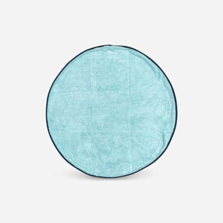 Toalla para Pies - Verde Claro Microfibra Suave Doble Cara Diámetro 60 cm
