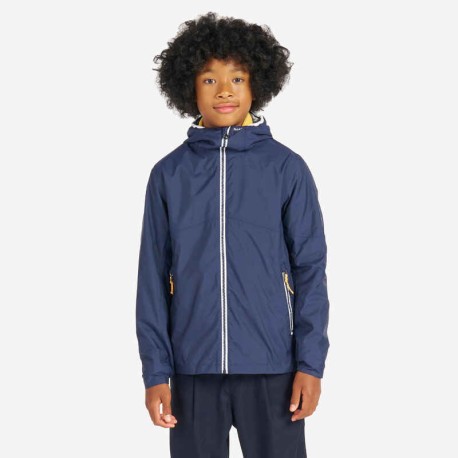 Chamarra impermeable para vela azul marino para niños Sailing 100