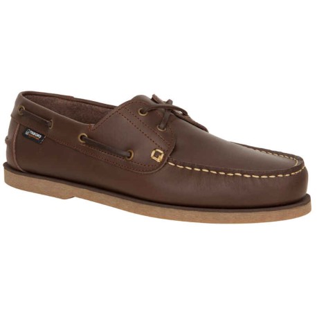 Zapatos náuticos para hombre - Sailing 500 Café Oscuro