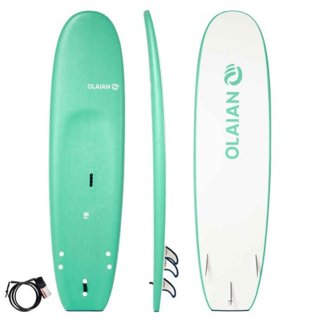 Tabla Surf 100 Espuma 7'5" Correa 3 Quillas