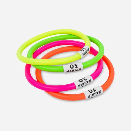 4 Anillos Acuáticos Lastre Multicolores